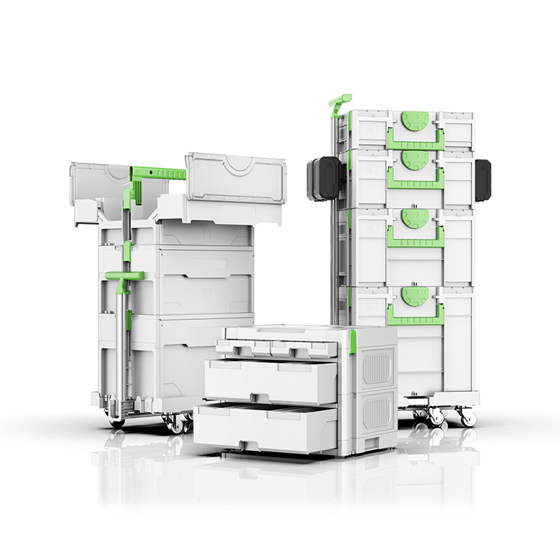 YW-A modułowa plastikowa pudełko narzędzi elektrycznych